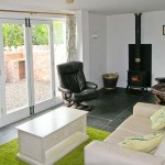 Log Burner Living Space | Llyn Clwyd Self Catering | Glan Clwyd Isa